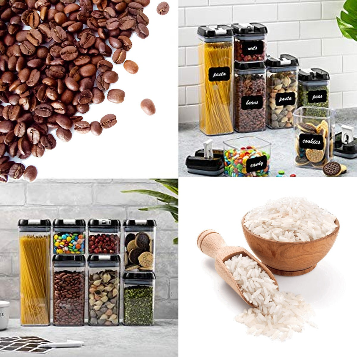 RECIPIENTES ORGANIZADORES DE COMIDA X7