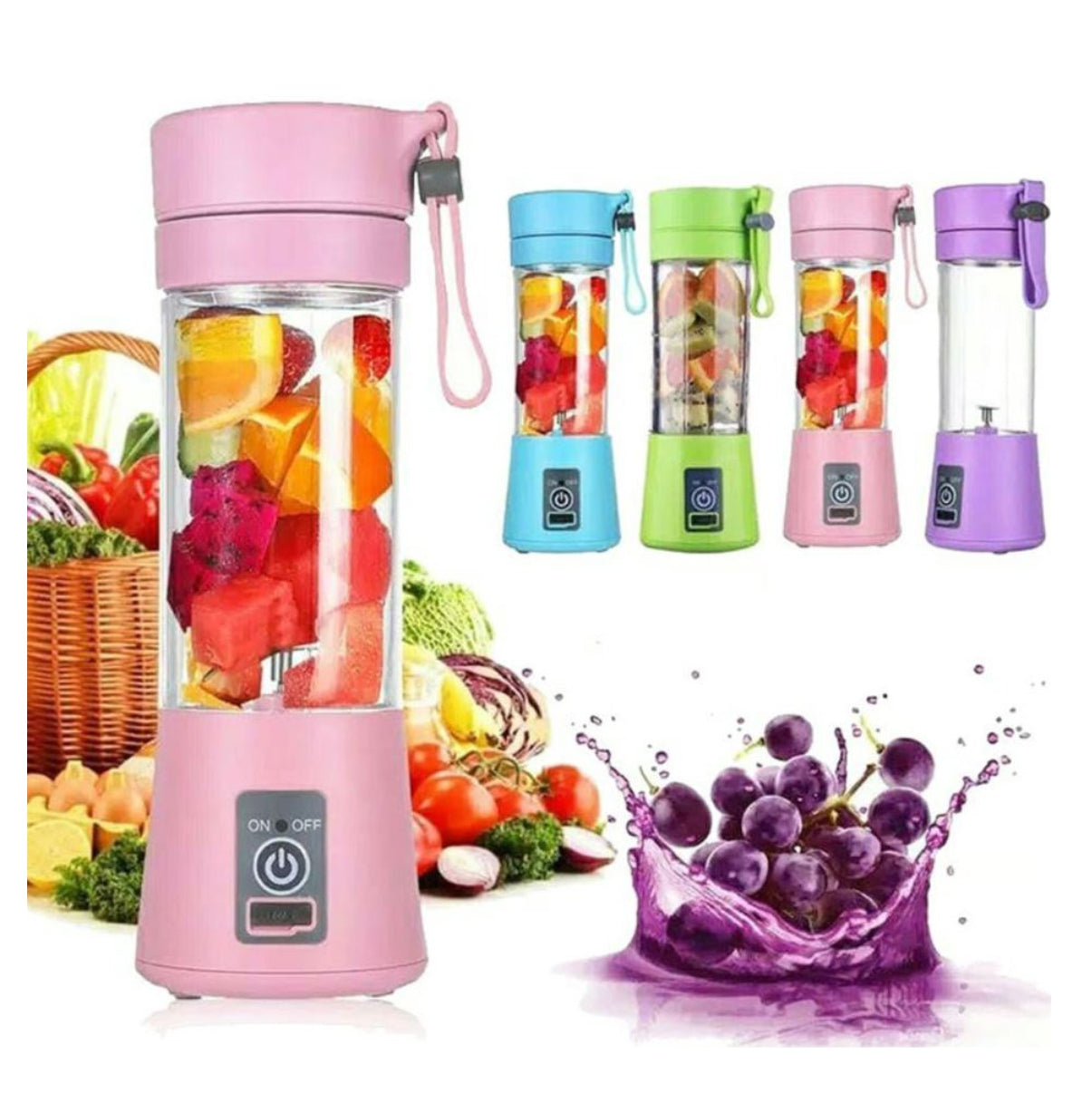 MINI LICUADORA PORTATIL BATIDOS Y JUGOS