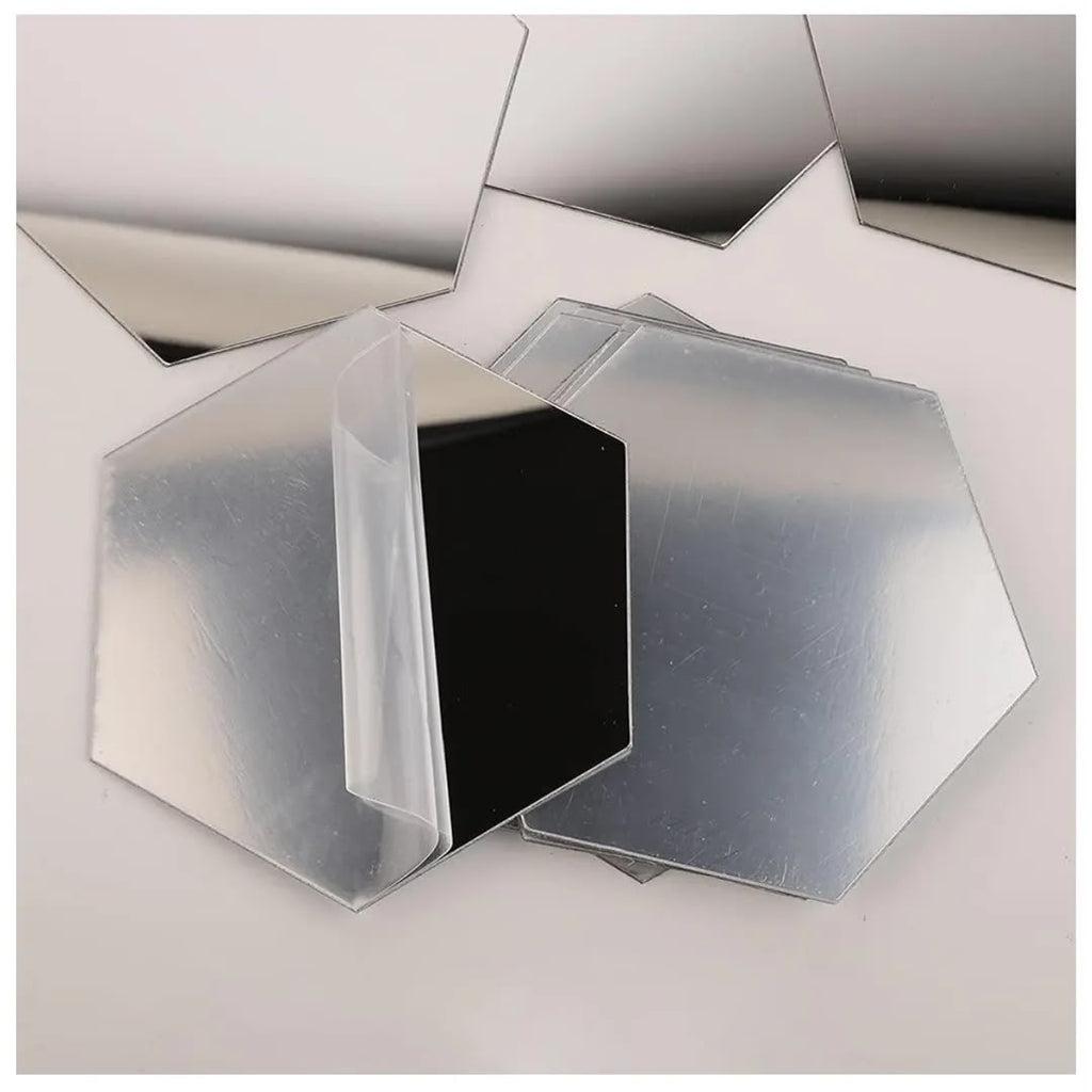 ESPEJO HEXAGONAL DE PARED PACK X 12