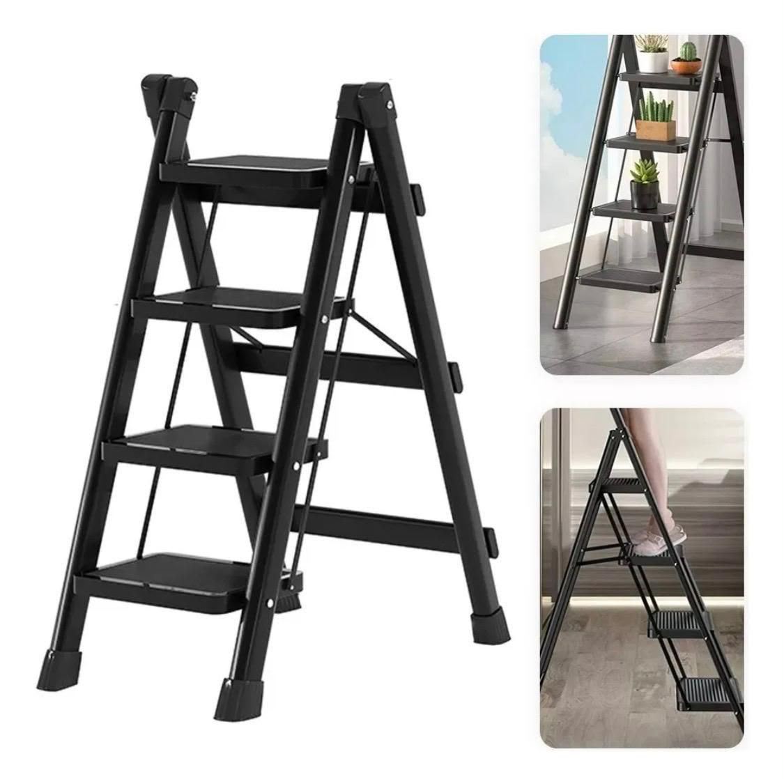 ESCALERA MULTIFUNCIONAL PLEGABLE 4 PASOS