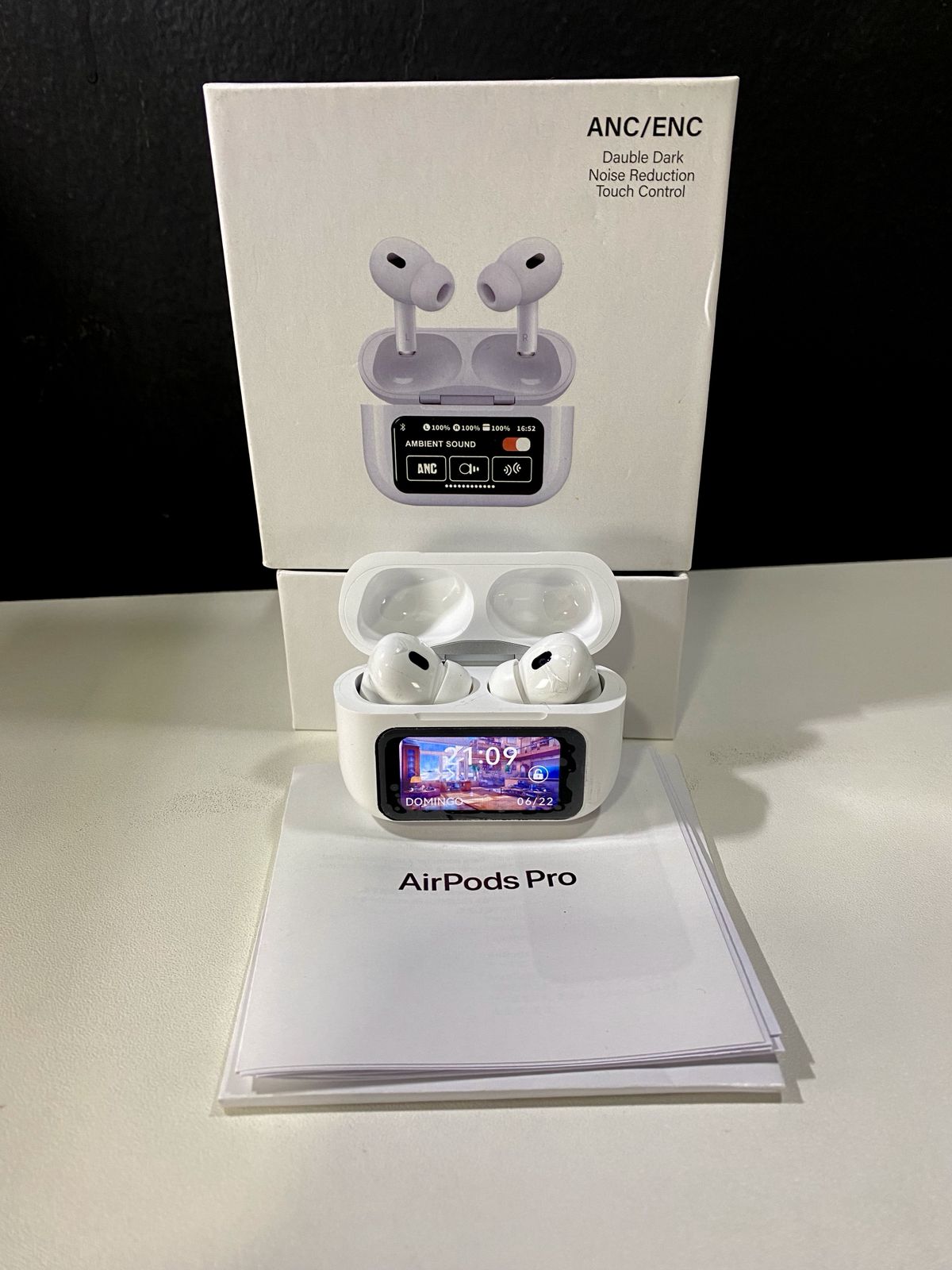 AIR PODS PRO CON PANTALLA