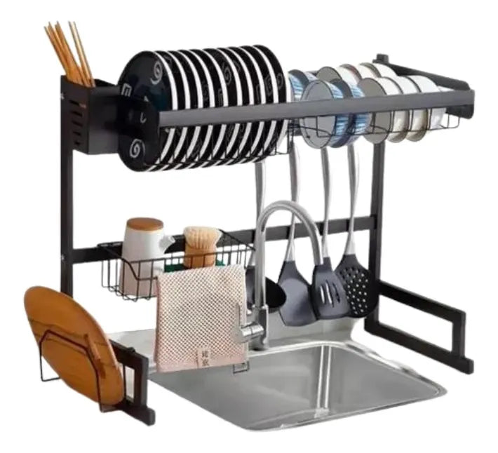 ESCURRIDOR DE LOZA ORGANIZADOR DE PLATOS Y UTENSILIOS