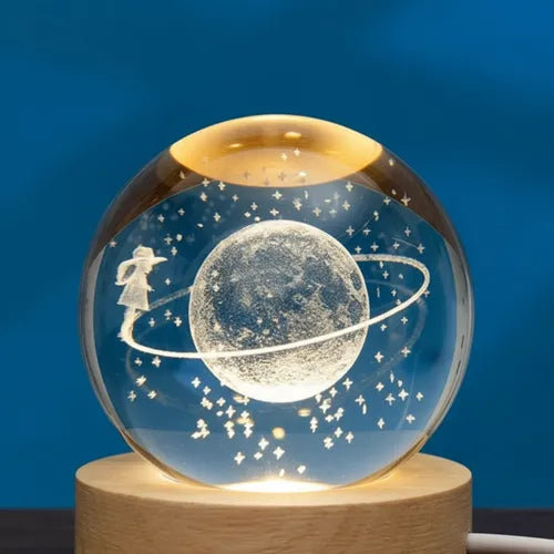 ESFERA DECORATIVA DE CRISTAL FIJA