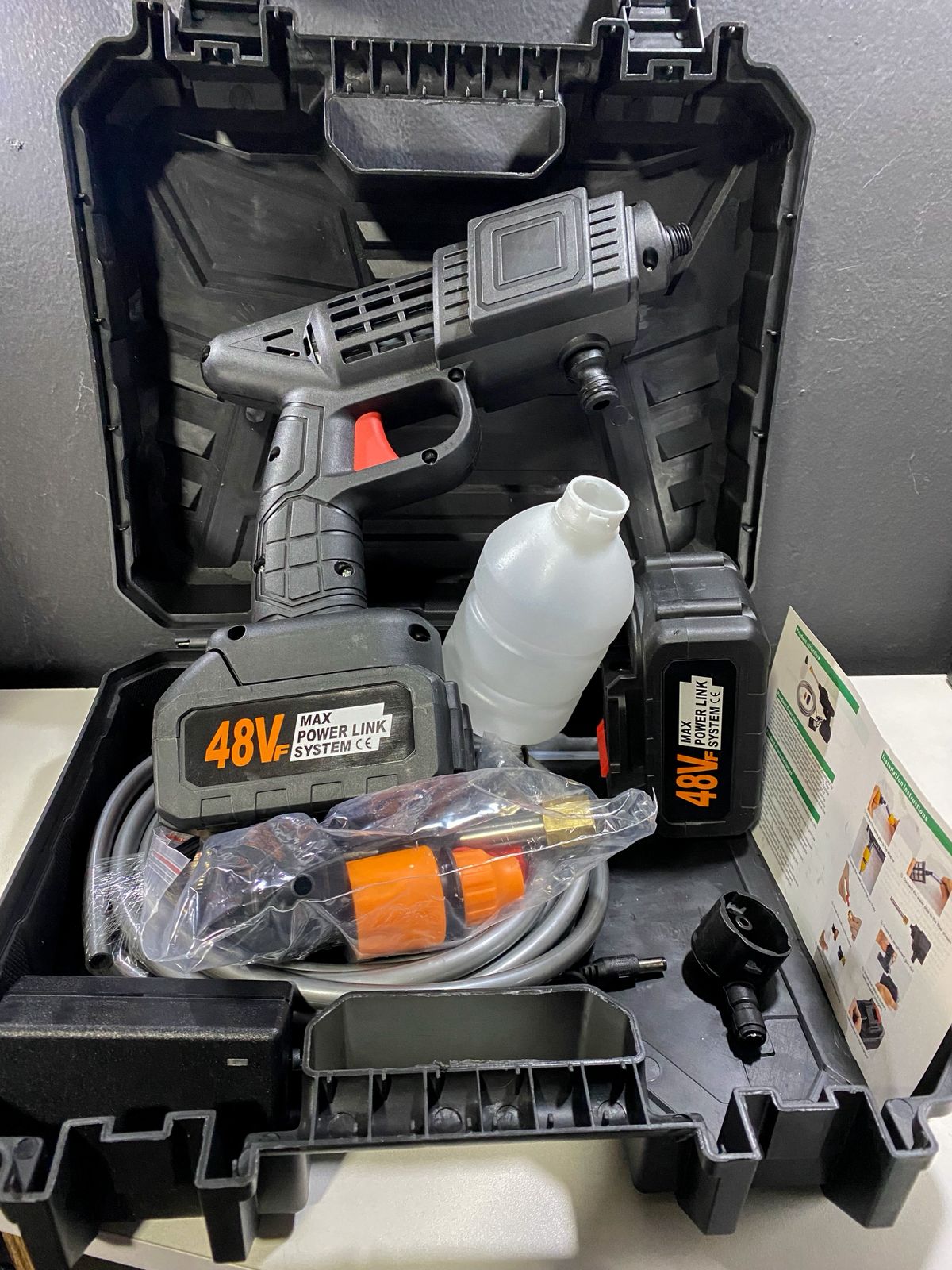 HIDROLAVADORA PORTATIL BATERIA 48 V