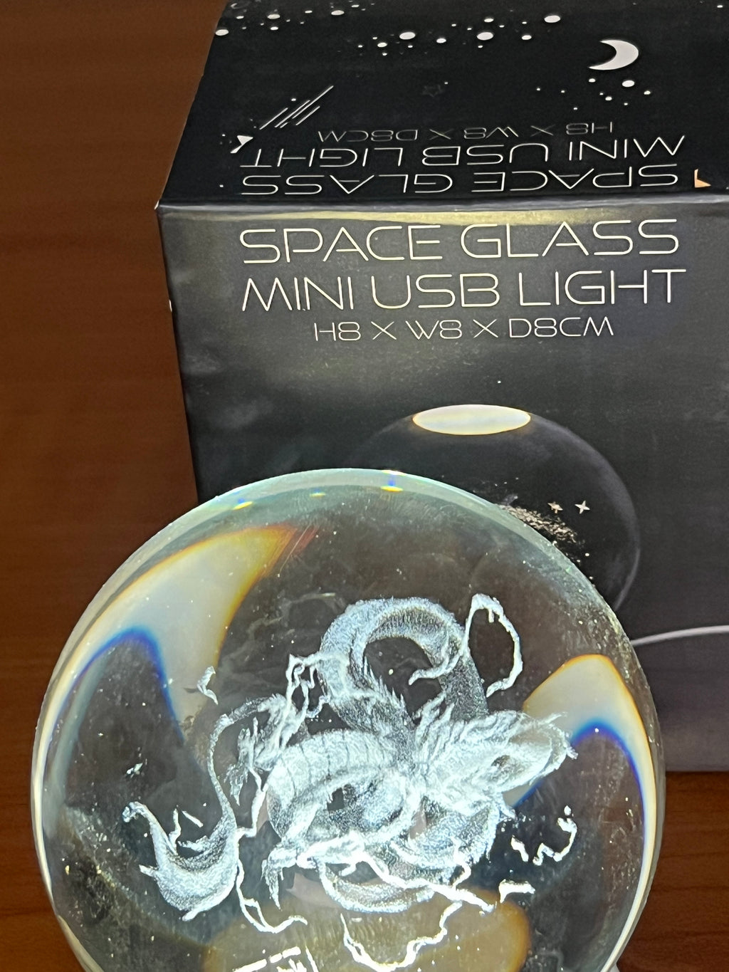 ESFERA DECORATIVA DE CRISTAL FIJA