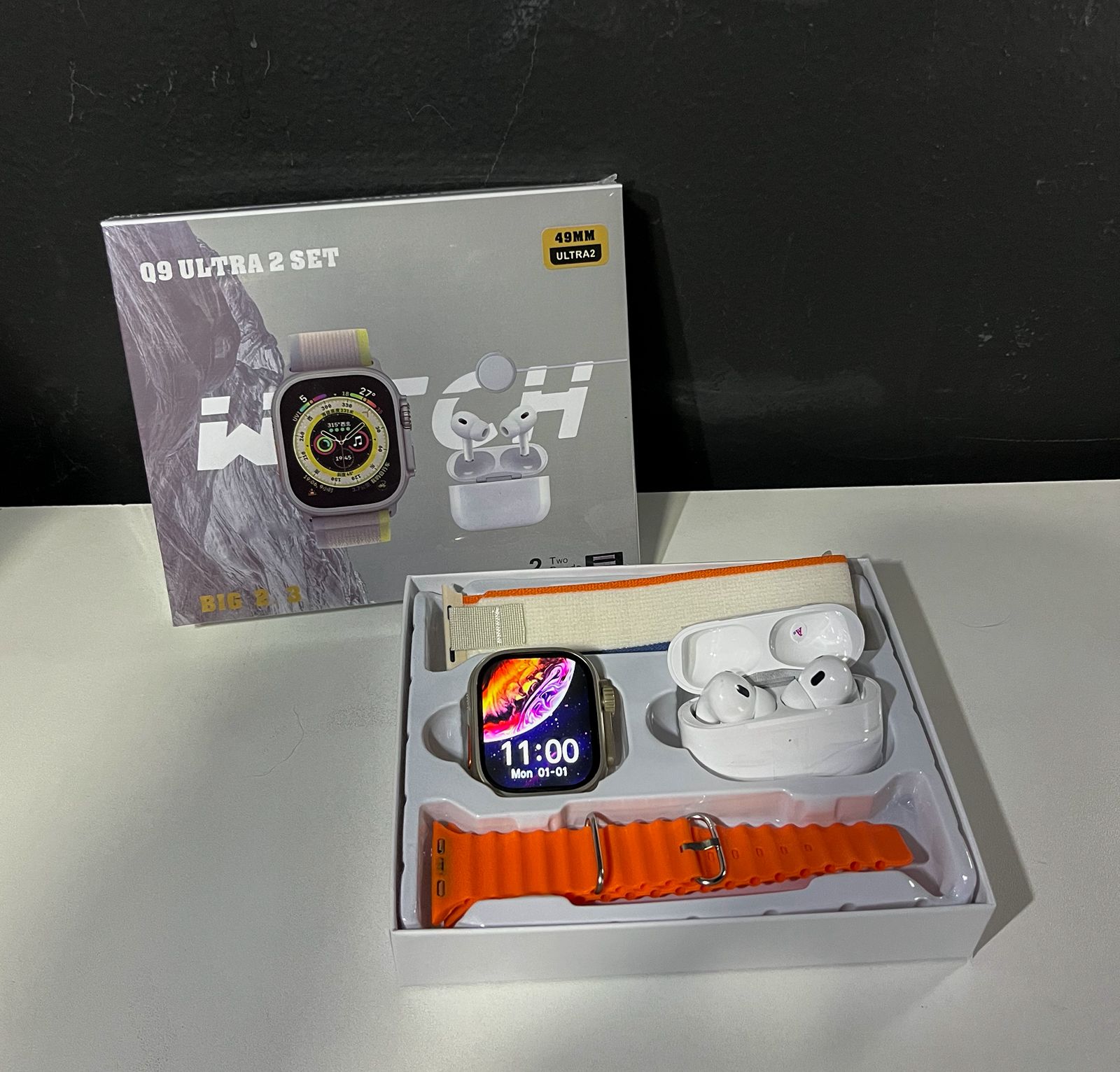 COMBO ULTRA RELOJ INTELIGENTE + AUDIFONOS