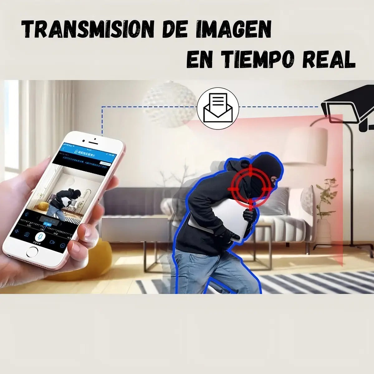 CAMARA DE EXTERIOR 360 DOBLE LENTE