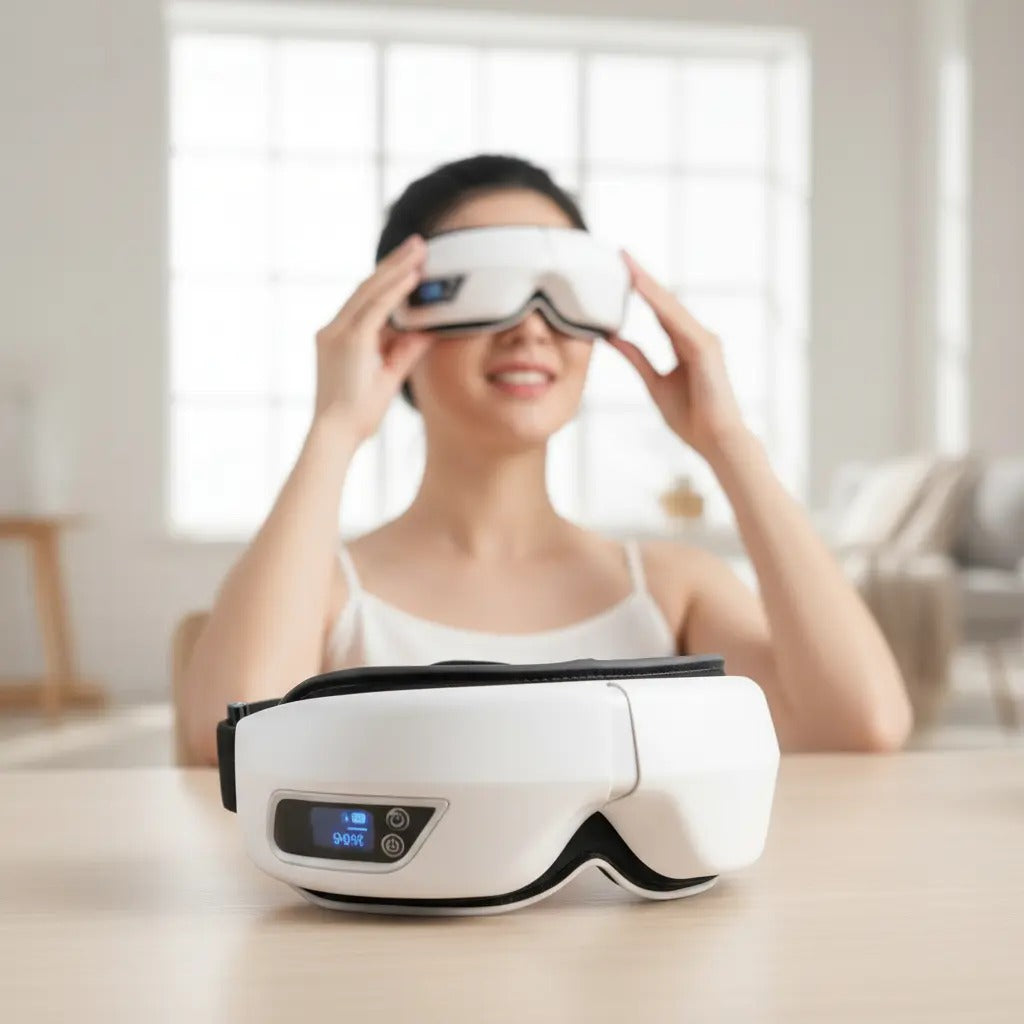 GAFAS MASAJEADORAS DE OJOS TERMICAS RELAJANTES