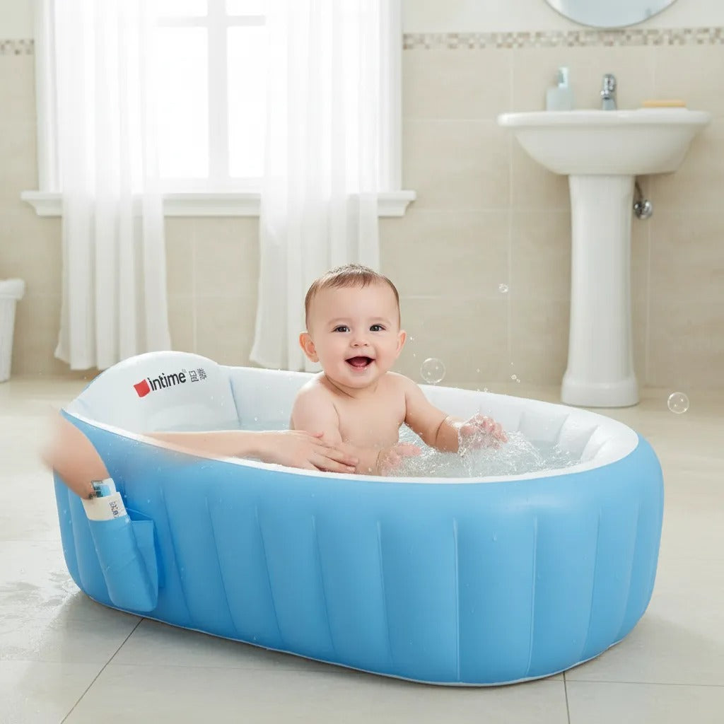 BAÑERA TINA PISCINA INFLABLE PARA BEBÉS