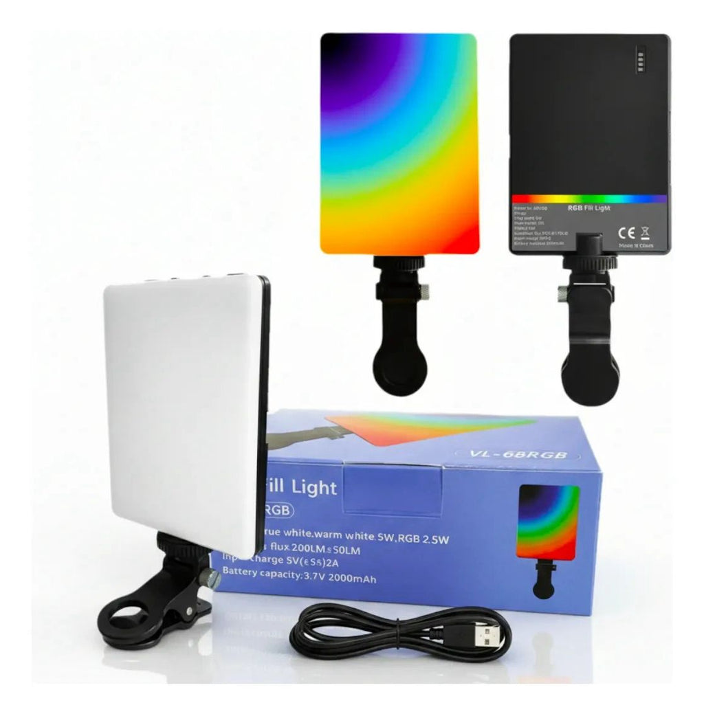 PANEL DE LUZ LED PARA CELULAR CON GANCHO