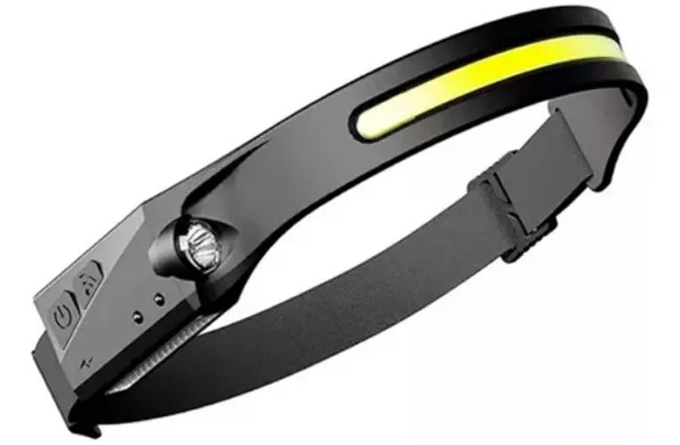 LINTERNA FRONTAL TACTICA LED RECARGABLE