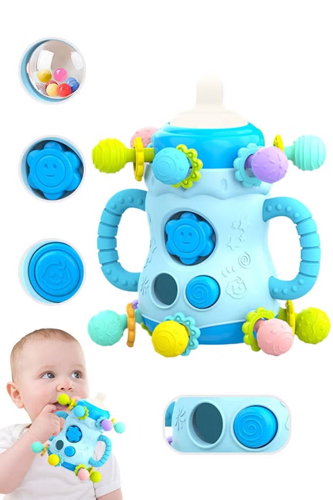 MORDEDOR SENSORIAL PARA BEBÉ FORMA DE TETERO