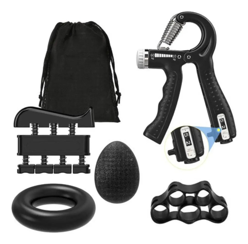KIT DE HAND GRIP EJERCITADOR DE MANO, MUÑECA Y ANTEBRAZO