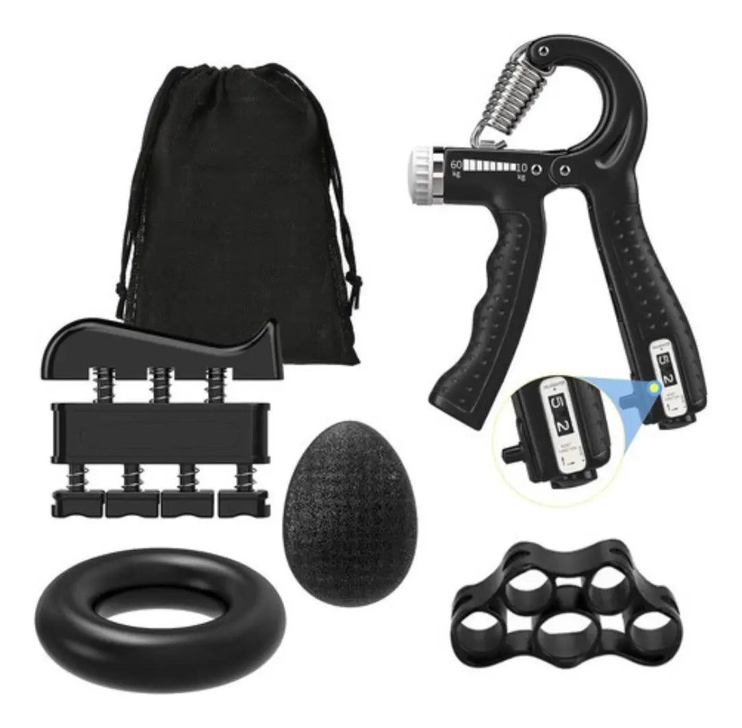 KIT DE HAND GRIP EJERCITADOR DE MANO, MUÑECA Y ANTEBRAZO