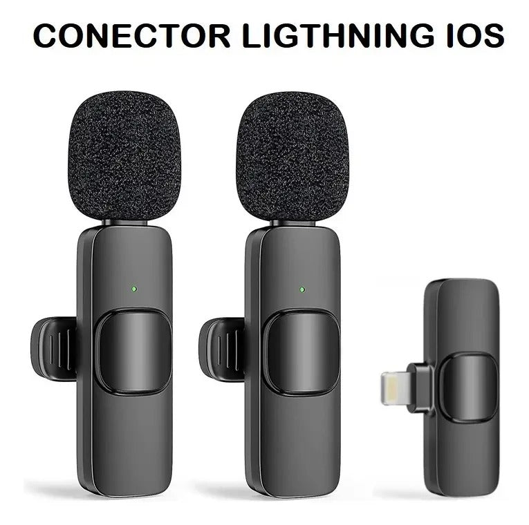 MICROFONOS INALAMBRICOS SOLAPA K9