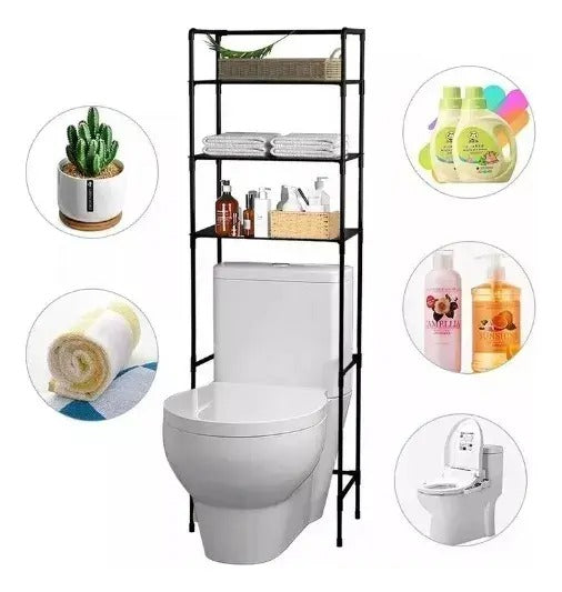 ESTANTE ORGANIZADOR DE BAÑO 3 NIVELES SANITARIO