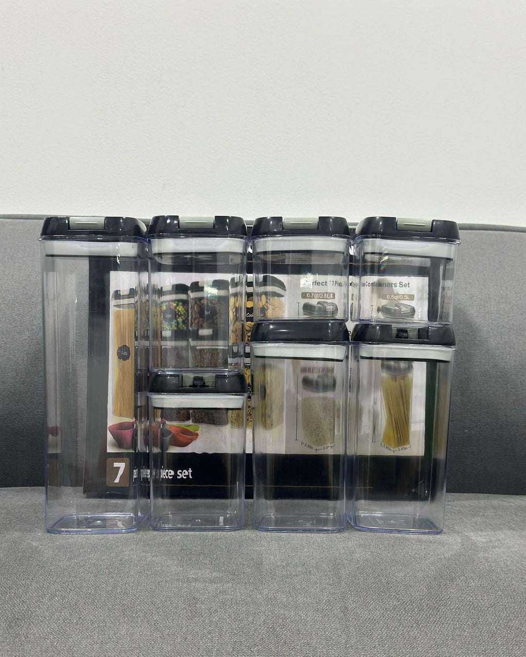 RECIPIENTES ORGANIZADORES DE COMIDA X7