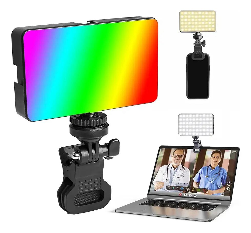 PANEL DE LUZ LED PARA CELULAR CON GANCHO