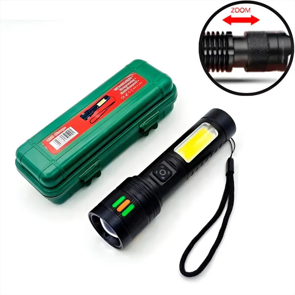 LINTERNA RECARGABLE LED PORTABLE